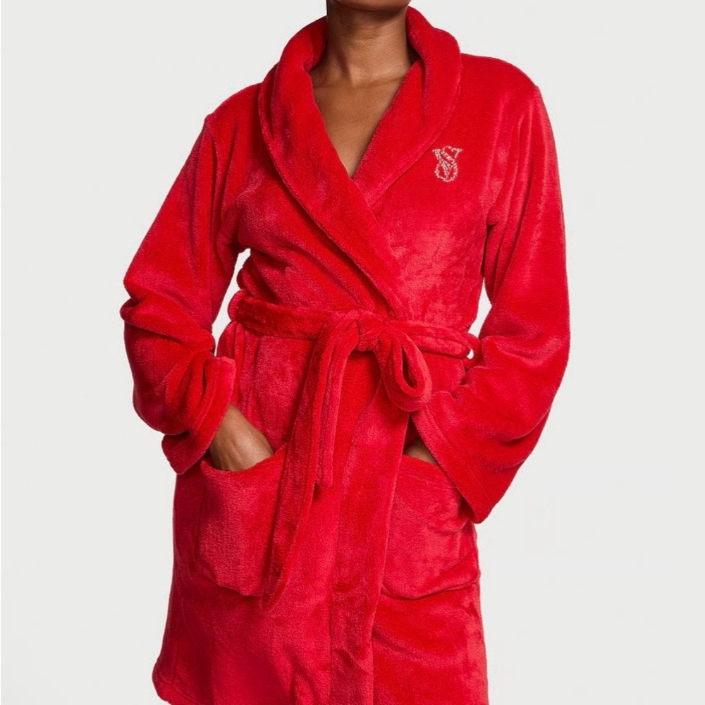 Victoria's Secret Red Robe - Picture 2 of 4